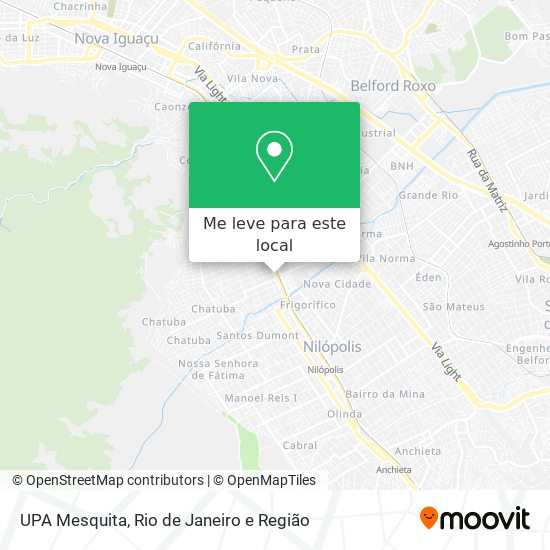 UPA Mesquita mapa