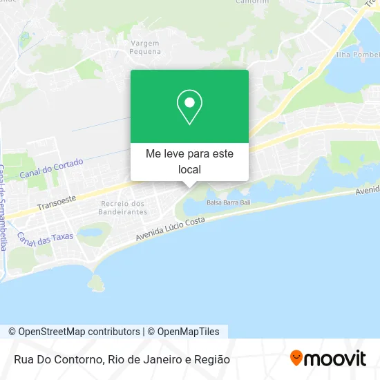 Rua Do Contorno mapa