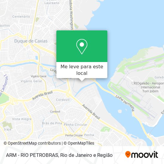 ARM - RIO PETROBRAS mapa