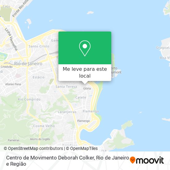 Centro de Movimento Deborah Colker mapa