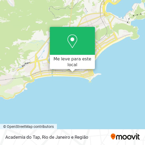 Academia do Tap mapa