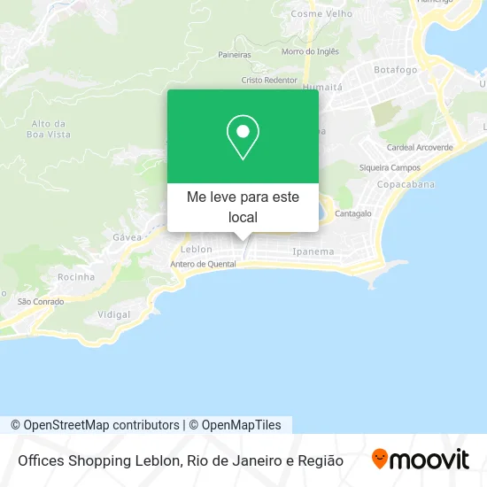 Offices Shopping Leblon mapa