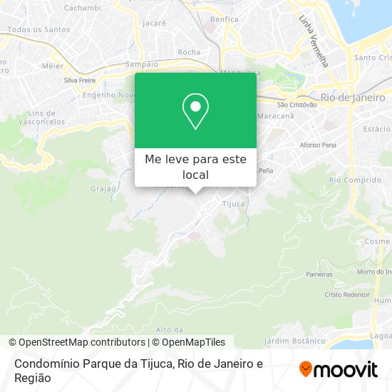 Condomínio Parque da Tijuca mapa