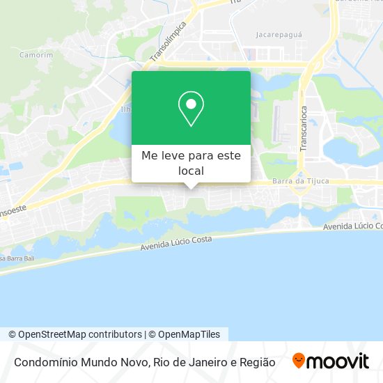 Condomínio Mundo Novo mapa