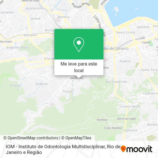 IOM - Instituto de Odontologia Multidisciplinar mapa