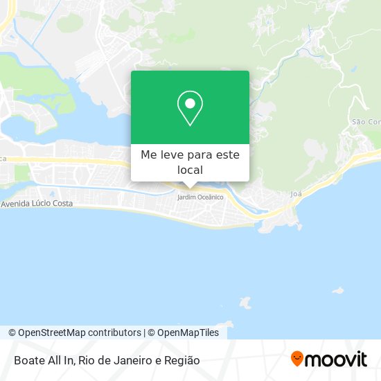 Boate All In mapa