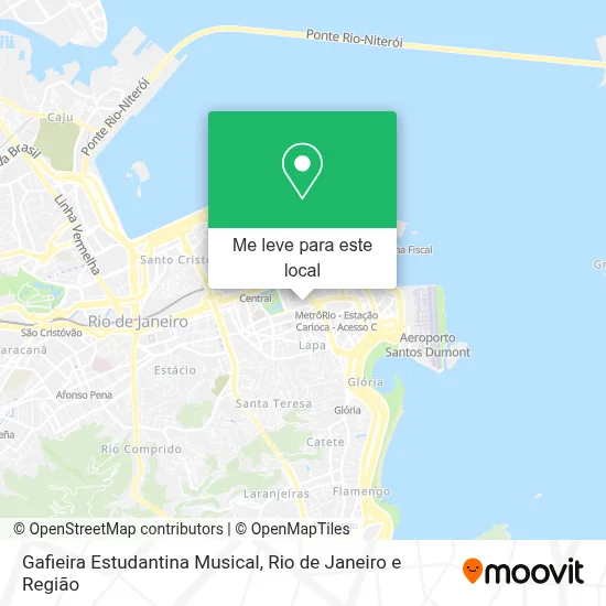 Gafieira Estudantina Musical mapa