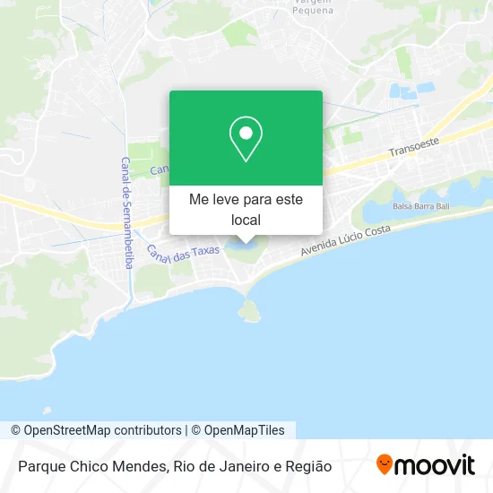 Parque Chico Mendes mapa