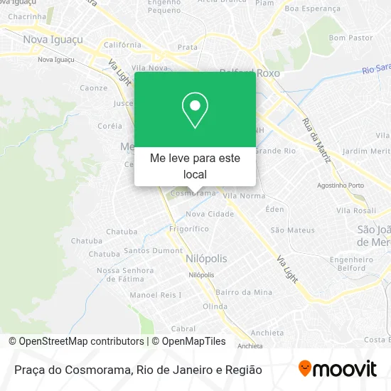 Praça do Cosmorama mapa