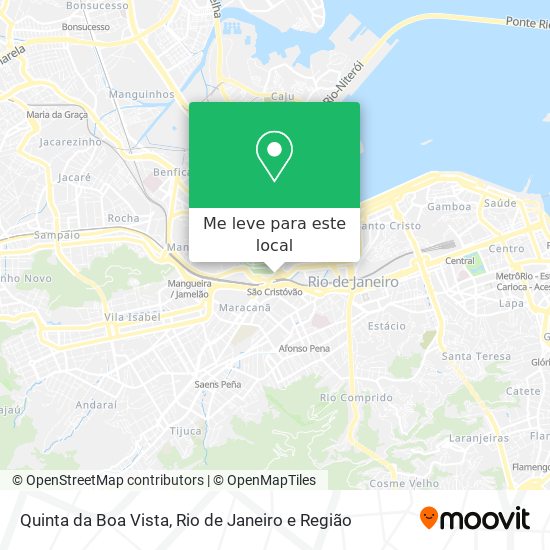 Quinta da Boa Vista mapa