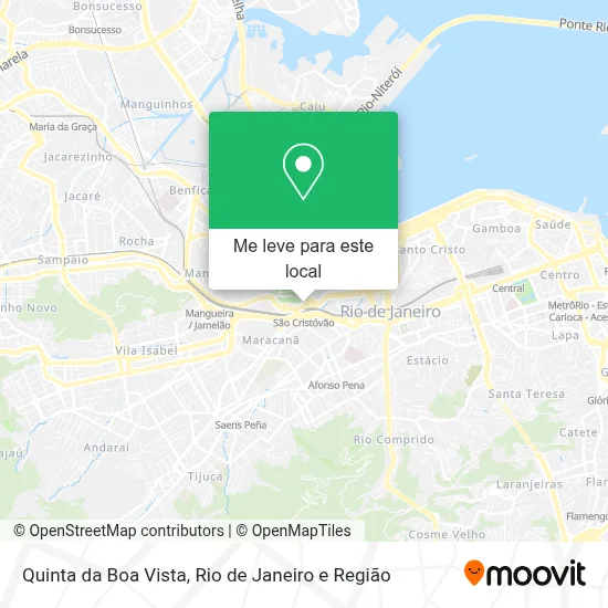 Quinta da Boa Vista mapa