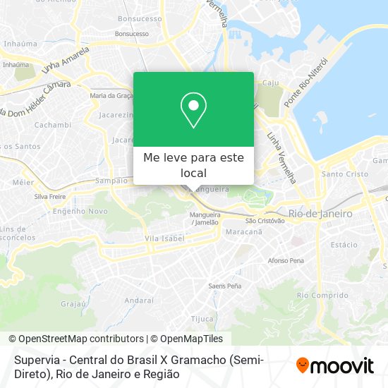 Supervia - Central do Brasil X Gramacho (Semi-Direto) mapa