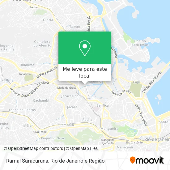 Ramal Saracuruna mapa