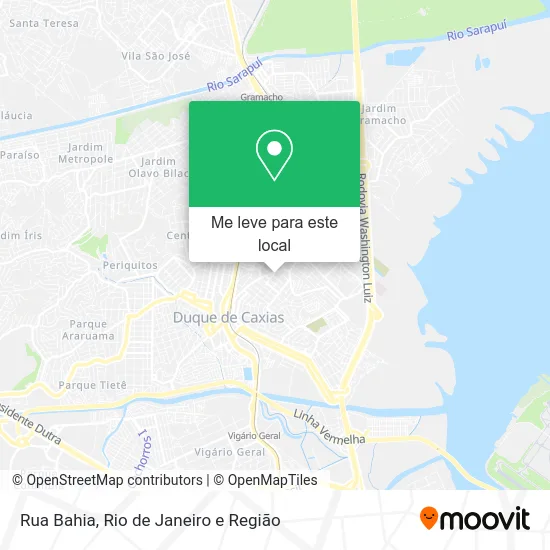 Rua Bahia mapa