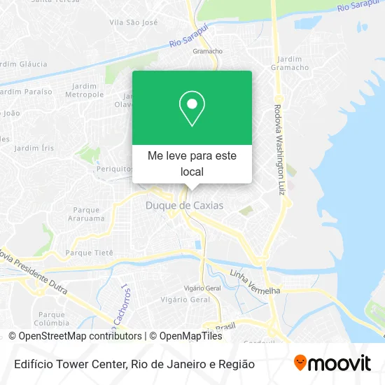 Edifício Tower Center mapa