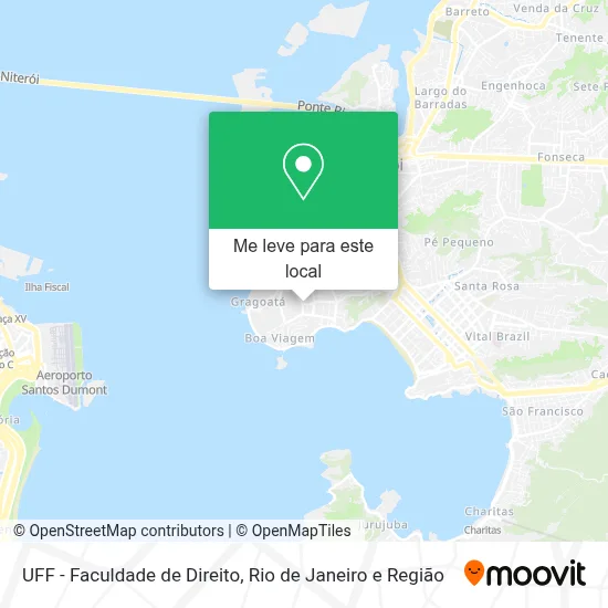 UFF - Faculdade de Direito mapa