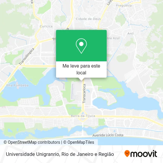 Universidade Unigranrio mapa