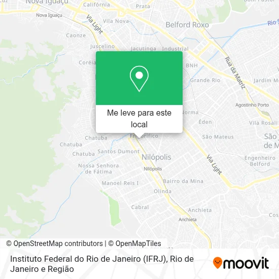 Instituto Federal do Rio de Janeiro (IFRJ) mapa