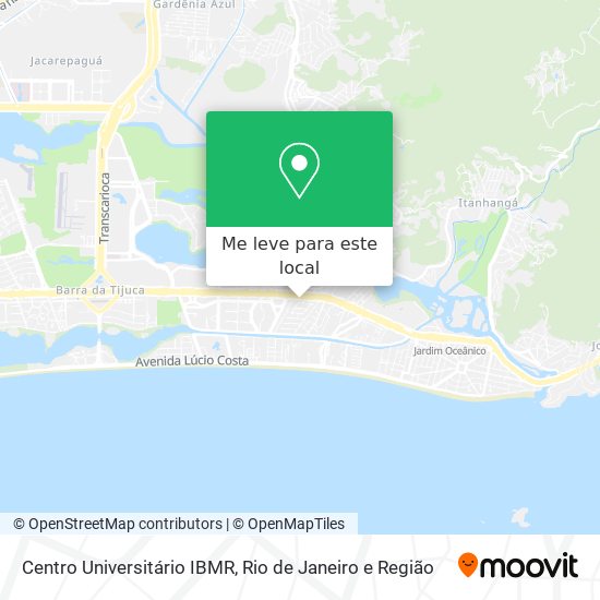 Centro Universitário IBMR mapa