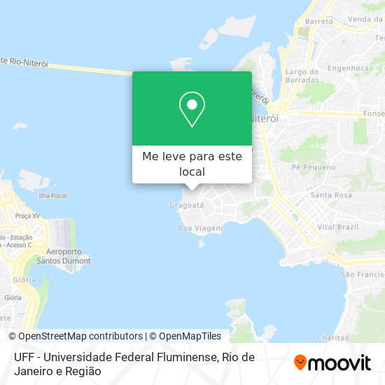 UFF - Universidade Federal Fluminense mapa