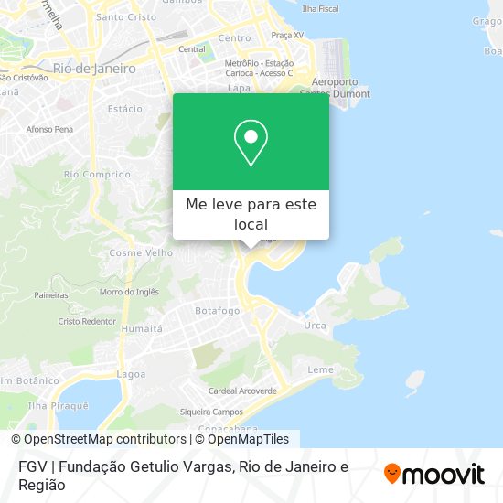 FGV | Fundação Getulio Vargas mapa