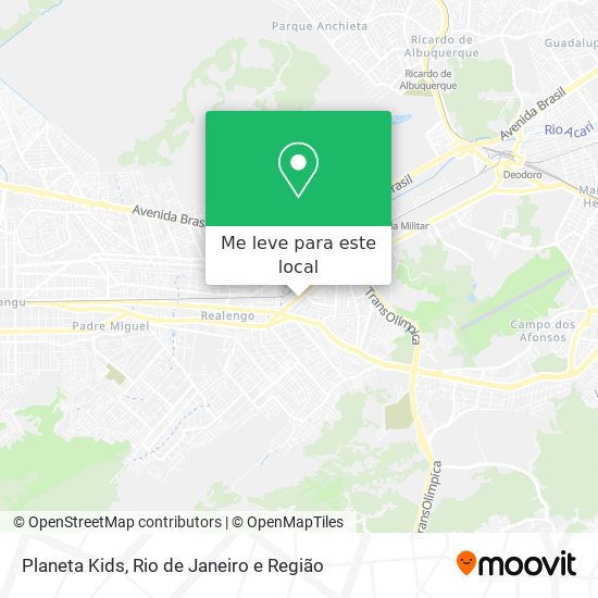Planeta Kids mapa