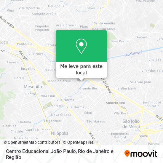 Centro Educacional João Paulo mapa
