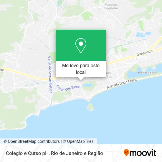 Colégio e Curso pH mapa