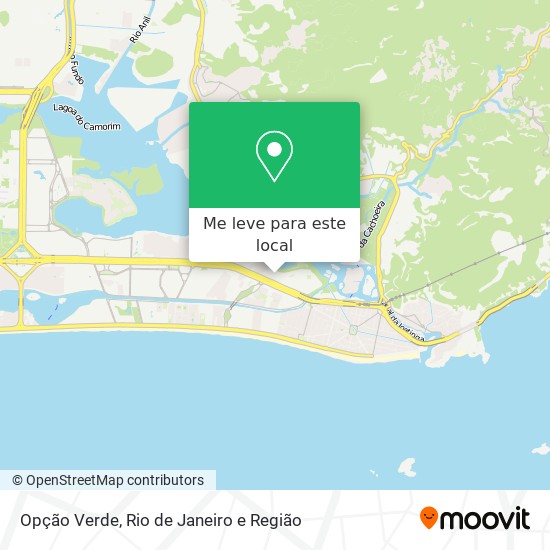 Opção Verde mapa