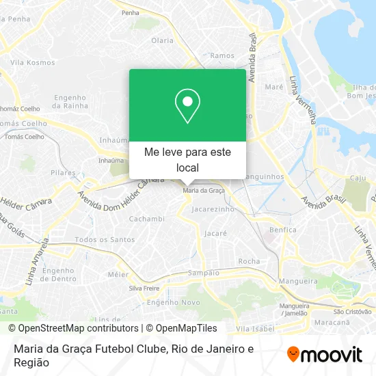 Maria da Graça Futebol Clube mapa