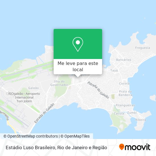 Estádio Luso Brasileiro mapa