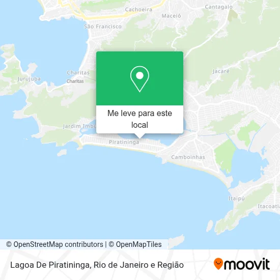 Lagoa De Piratininga mapa