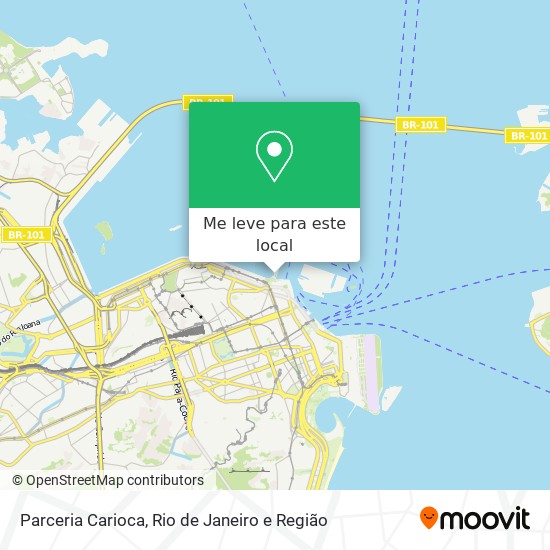 Parceria Carioca mapa