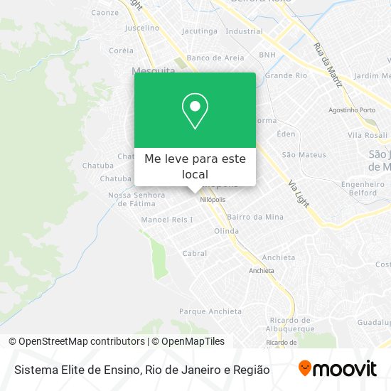 Sistema Elite de Ensino mapa