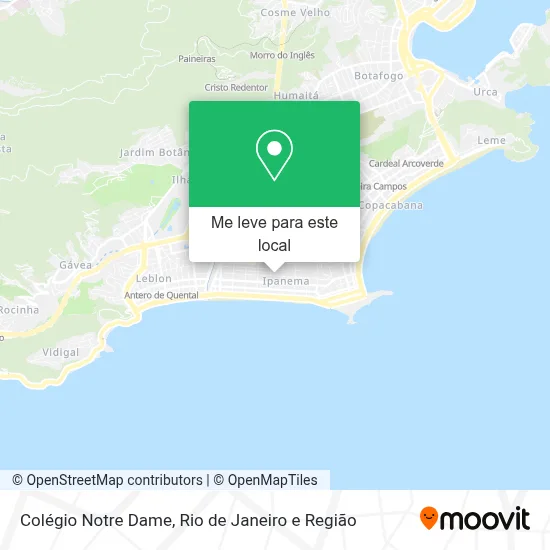 Colégio Notre Dame mapa