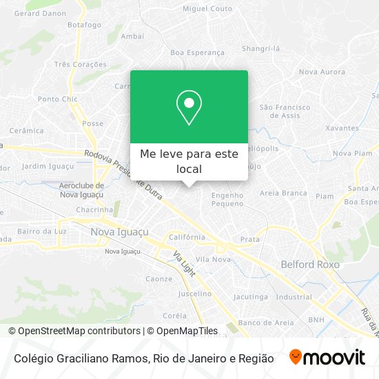 Colégio Graciliano Ramos mapa