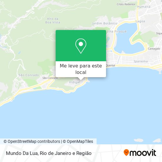 Mundo Da Lua mapa