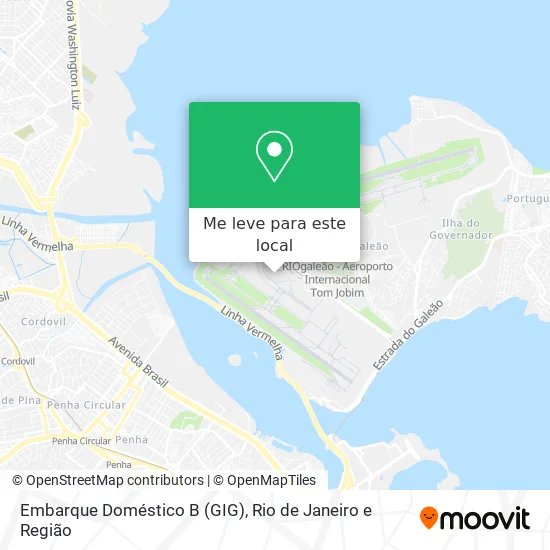 Embarque Doméstico B (GIG) mapa