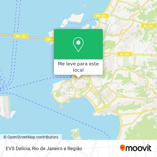 EVS Delícia mapa