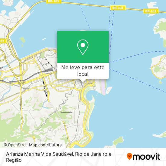 Arlanza Marina Vida Saudável mapa