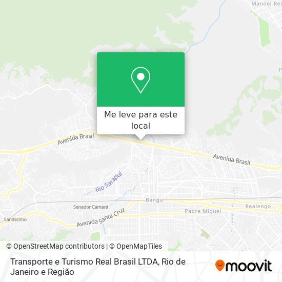 Transporte e Turismo Real Brasil LTDA mapa