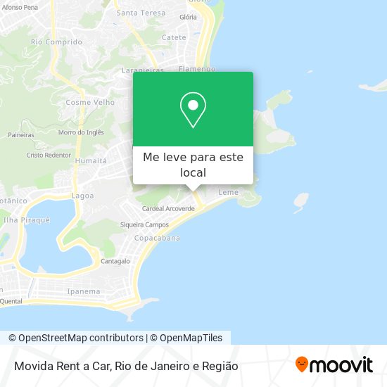 Movida Rent a Car mapa