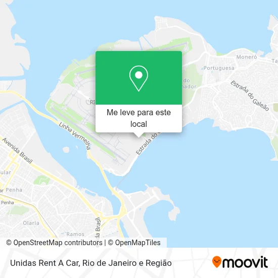 Unidas Rent A Car mapa