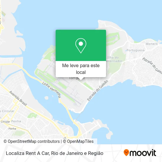 Localiza Rent A Car mapa