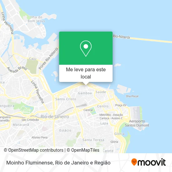 Moinho Fluminense mapa