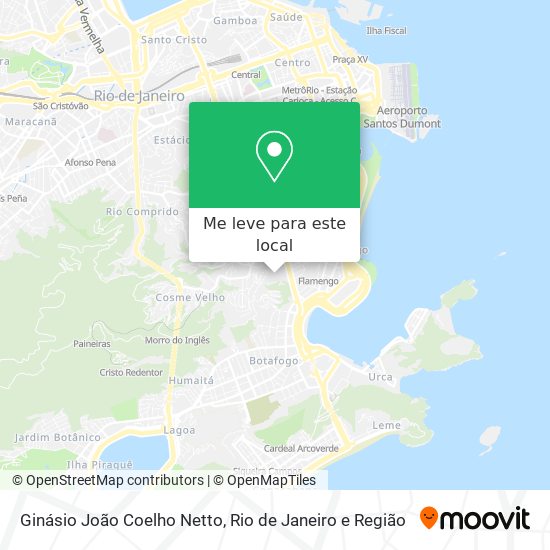 Ginásio João Coelho Netto mapa