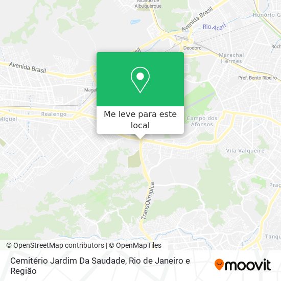 Cemitério Jardim Da Saudade mapa