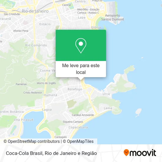 Coca-Cola Brasil mapa