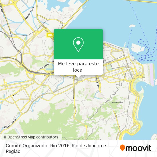 Comitê Organizador Rio 2016 mapa