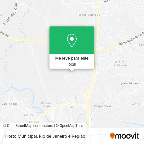 Horto Municipal mapa